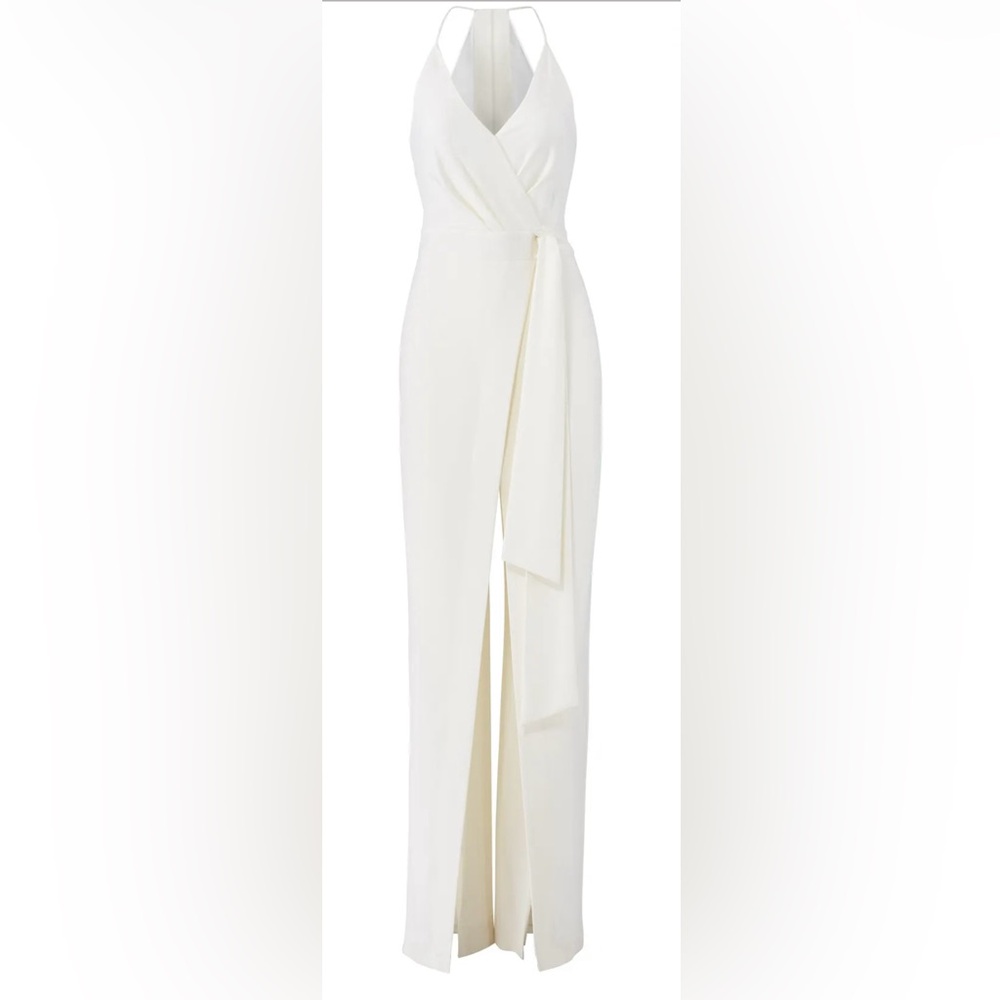 NWOT - Halston Heritage White Jumpsuit Romper Wedding size 0